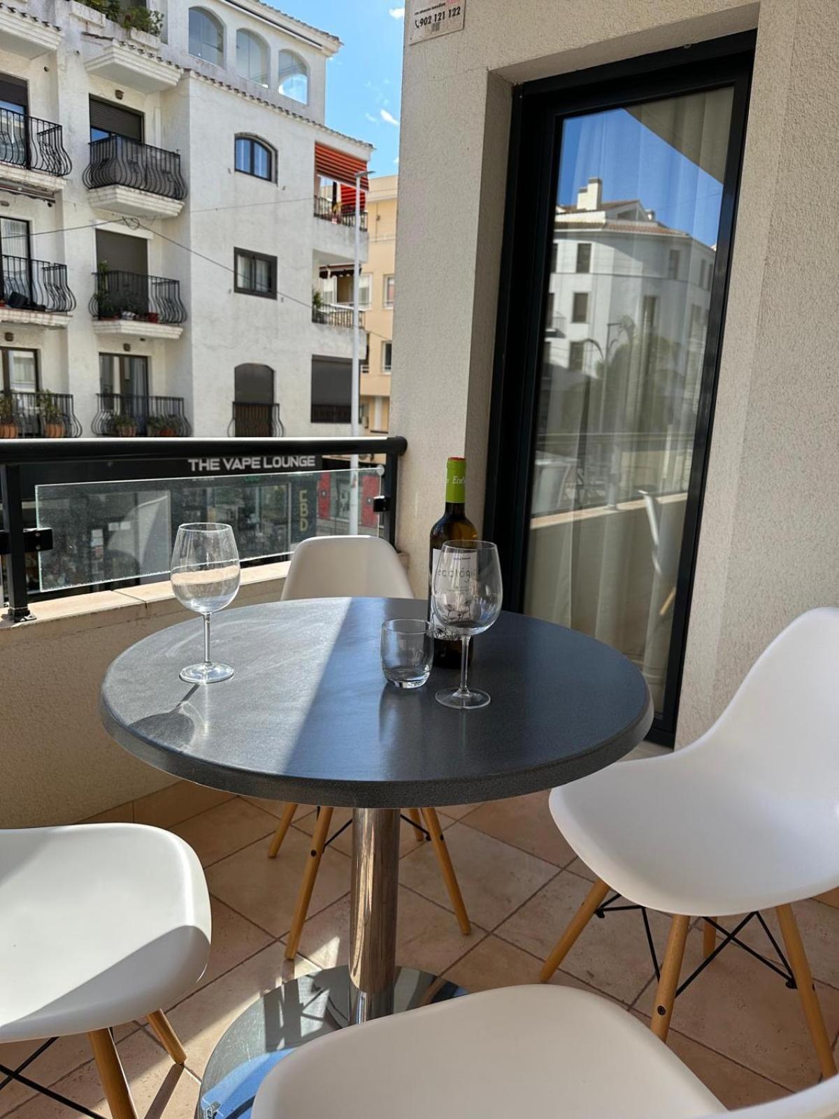 Stadscentrum Moraira Appartement El Sol De Moraira Met Zwembad Екстериор снимка